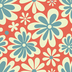 Seamless pattern with flowers. Abstract origami flowers background. style for fabric, banners, wallpaper, posters, websites, online shopping.Vector illustration design.