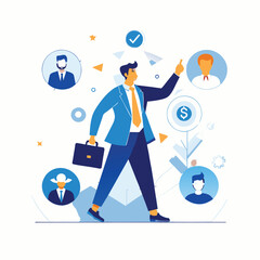 Successful Business Leader Attracting Talent and Growth