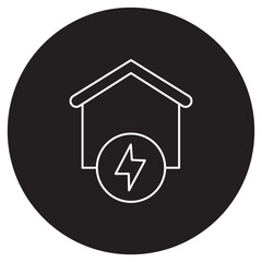 Buildding electrician Icon, Wiring the Future Expertise of a Building Electrician, Powering Homes and Businesses The Role of a Building Electrician, vector