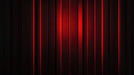 abstract red laser light lines on the dark polygonal texture wall background