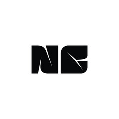 NG monogram logo design letter text name symbol monochrome logotype alphabet character simple logo