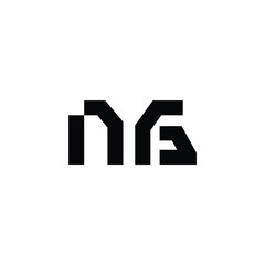 NG monogram logo design letter text name symbol monochrome logotype alphabet character simple logo