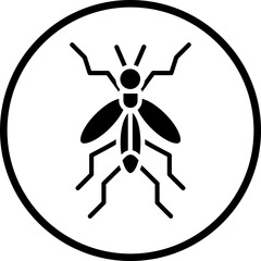 Mosquito Vector Icon Style