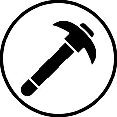 Pickaxe Vector Icon Style