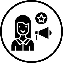Influencer Vector Icon Style