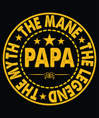 Fototapeta premium The mane the legend the myth papa