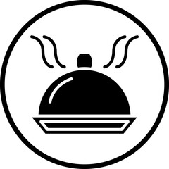 Food Tray Vector Icon Style