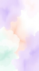 A delicate blend of pastel colors creates a calming watercolor spring background. This artistic backdrop offers a spacious canvas for your creative ideas to flourish
