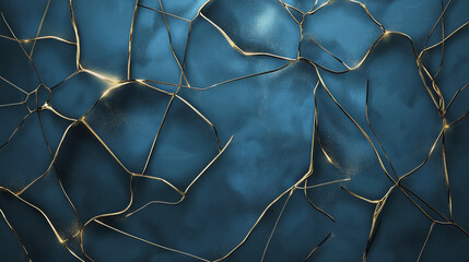 Abstract digital background electromagnetic wave background Innovation digital wave, information technology background and green luxury background with golden line decoration and curve light effect