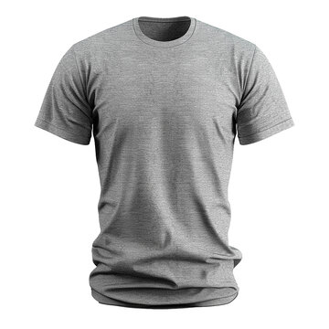 HighQuality Heather Gray TShirt Mockup for Apparel Design and Branding