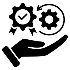 Obraz premium quality service Icon