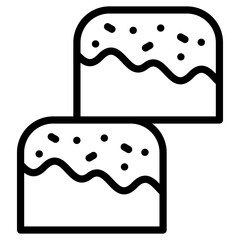 Fudge Vector Design Icon Style