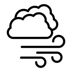 Windy Day Vector Design Icon Style