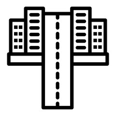 Obraz premium Street Vector Design Icon Style