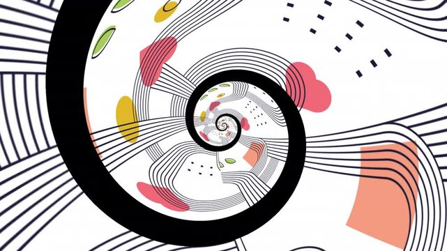 Endless Spiral Hole, Animation.Full HD 1920&times;1080. 10 Second Long.
