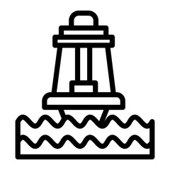 Buoy Vector Design Icon Style