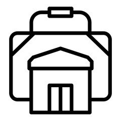 Property portfolio Vector Design Icon Style
