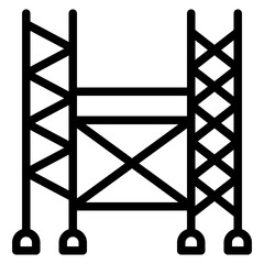 Scaffolding Vector Design Icon Style