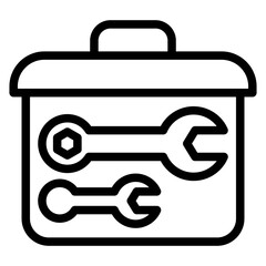 Toolbox Vector Design Icon Style