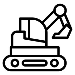 Digger Vector Design Icon Style