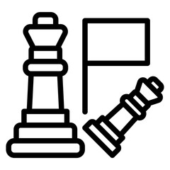 Defeat Vector Design Icon Style