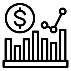 Stock Market Vector Design Icon Style