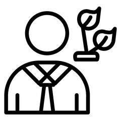 Eco Consultant Vector Design Icon Style