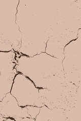 Wall Cracks Vector Texture Backgrounds. With these background textures you can give your work a vintage look.