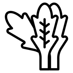 Arugula Vector Design Icon Style