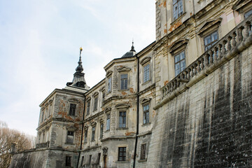 Obraz premium Part of Pidhirtsi Castle building near Lviv, Ukraine
