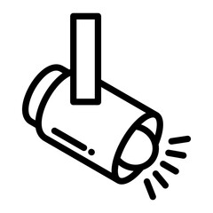 Searchlight Vector Design Icon Style