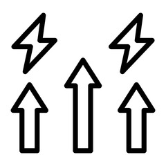 Power-Up Vector Design Icon Style
