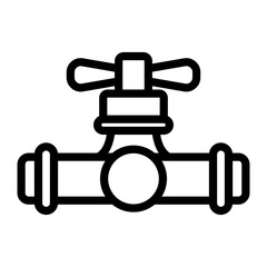 Irrigation Valve Vector Design Icon Style