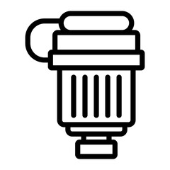 Irrigation Filter Vector Design Icon Style