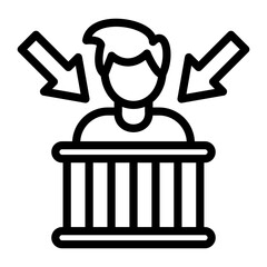 Delinquency Vector Design Icon Style