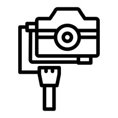 Gimbal Vector Design Icon Style