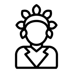 City Shamans Vector Design Icon Style