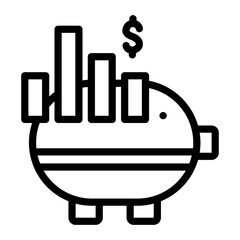 Financial Austerity Vector Design Icon Style
