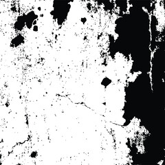 Black and White Abstract Grunge Texture background Vector