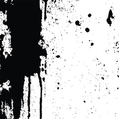 Black and White Abstract Grunge Texture background Vector