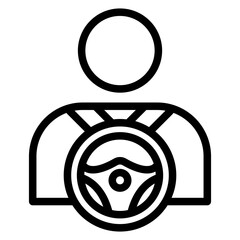Driver Behavior Vector Design Icon Style