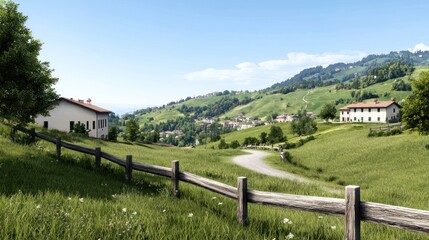 Peaceful Countryside Village