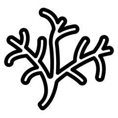 Coral Vector Design Icon Style
