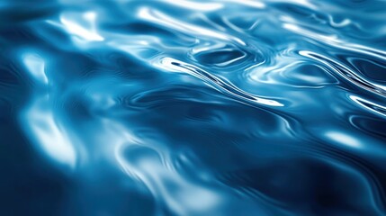 A textured blue background with abstract patterns and soft light reflections