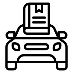 Road Trip Book Vector Design Icon Style
