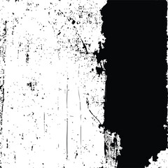 Black and White Abstract Grunge Texture background Vector