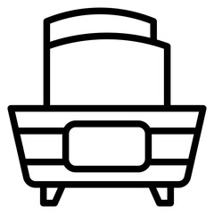 Magazine Rack Vector Design Icon Style