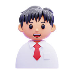 HRD MANAGER 3D ILLUSTRATION