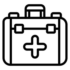 First Aid Kit Vector Design Icon Style