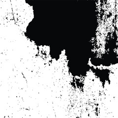 Black and White Abstract Grunge Texture background Vector